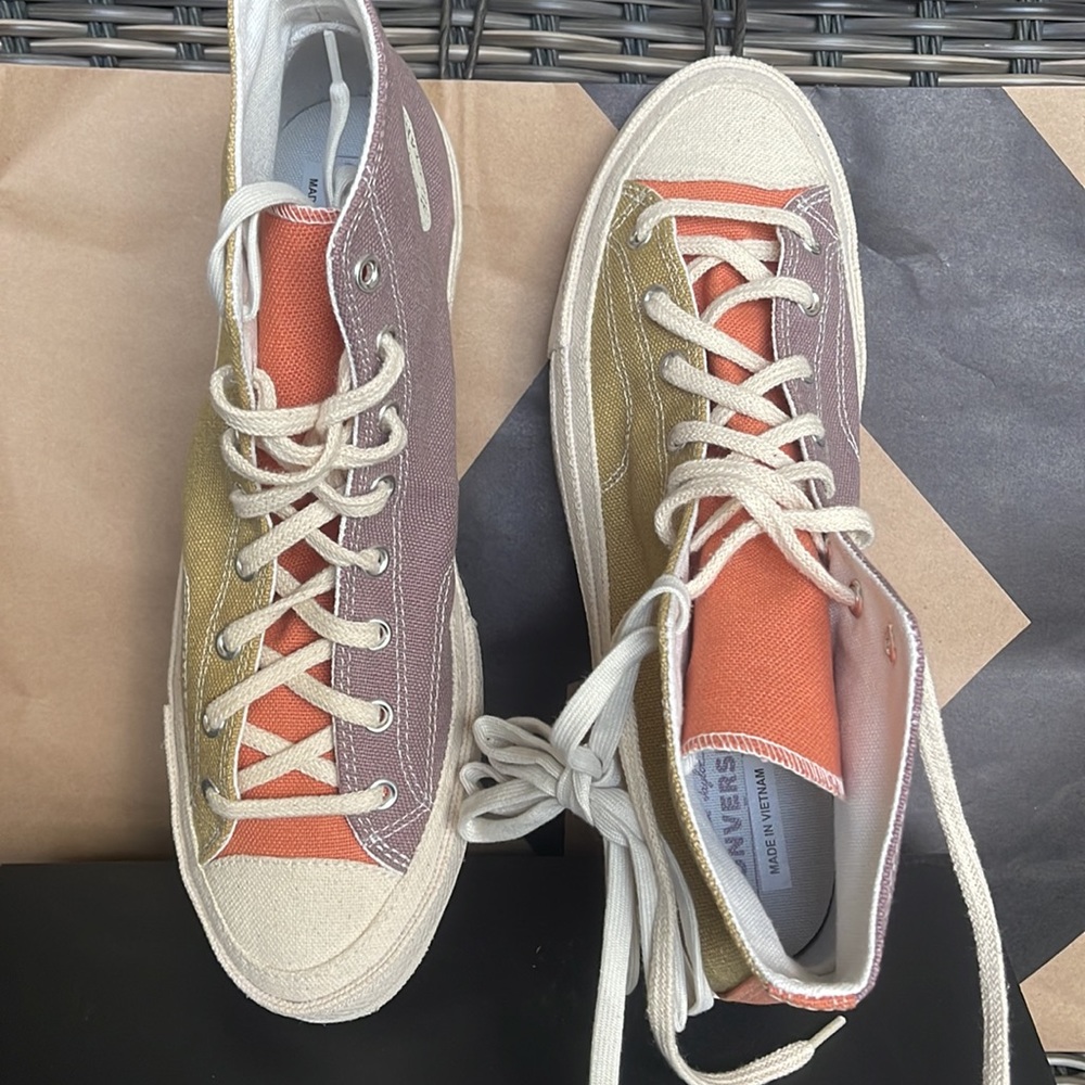 Converse Chuck Taylor 70 All Star Hi Prairie Sand/Noble Grey/Egret mens - Picture 13 of 16
